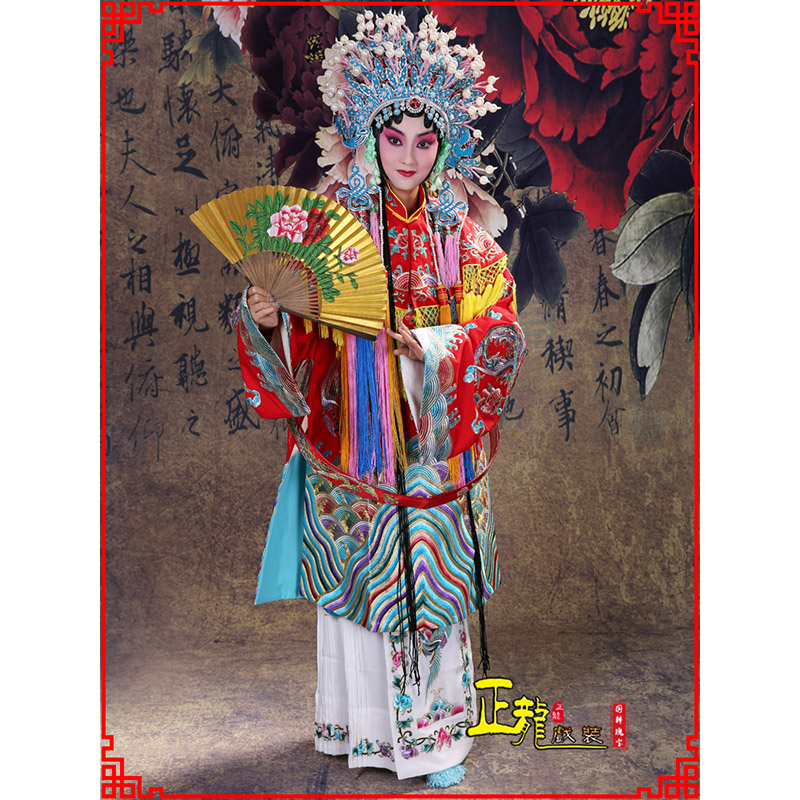 伊犁凤袍杨贵妃贵妃醉酒 软绉团凤女蟒